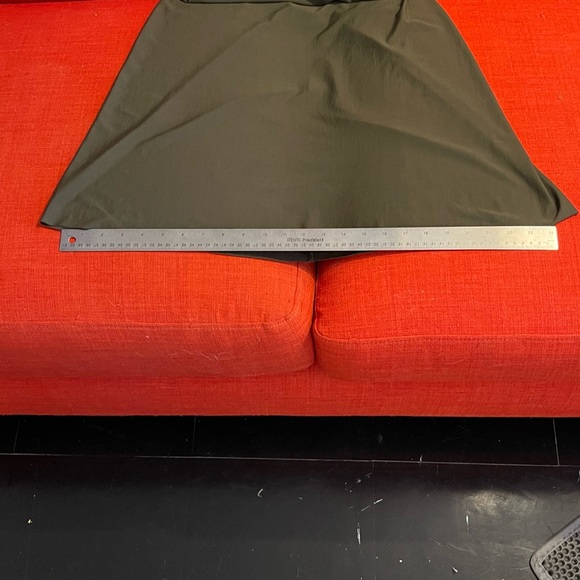 Gorgeous authentic ISSEY MIYAKE Strapless Stretch Dress Olive Green Size 3 - Picture 2 of 3